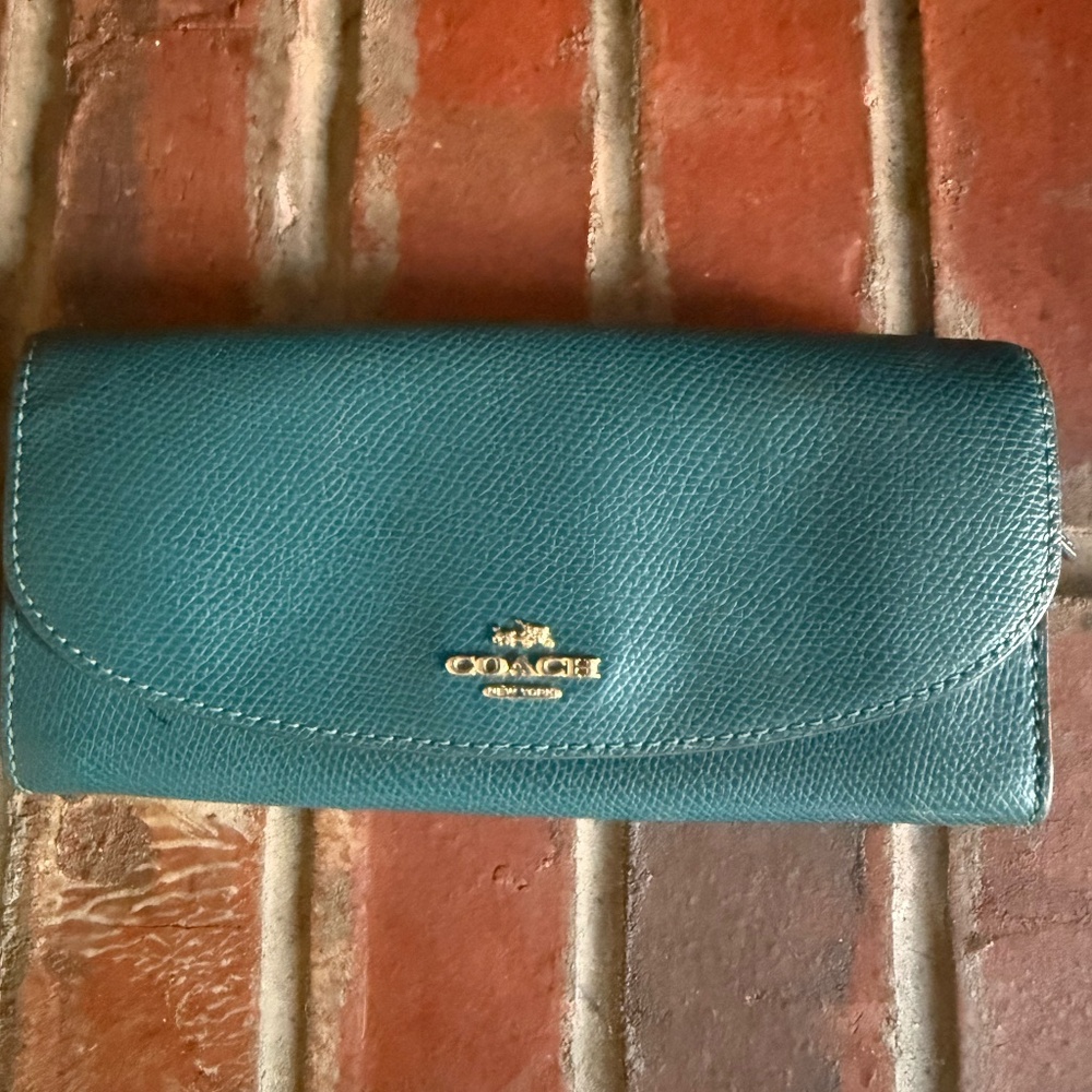 Coach Ocean Blue Wallet